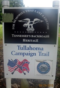 Tennessee Trails marker at the Confederate Section of the Willow Mount Cemetery